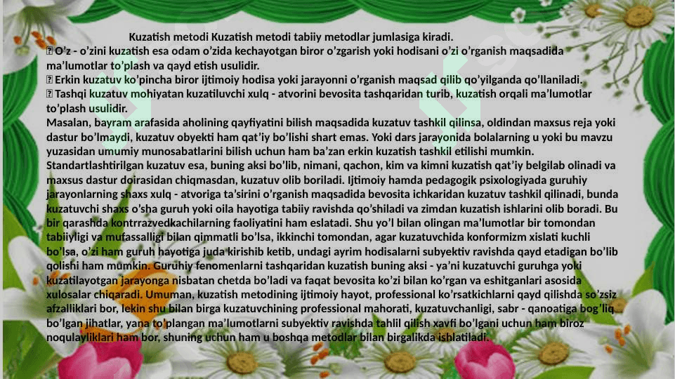 Psixologik metodlar 7