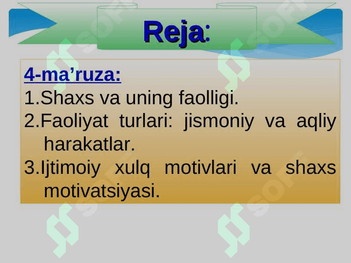 Shaxs faoliyati 2