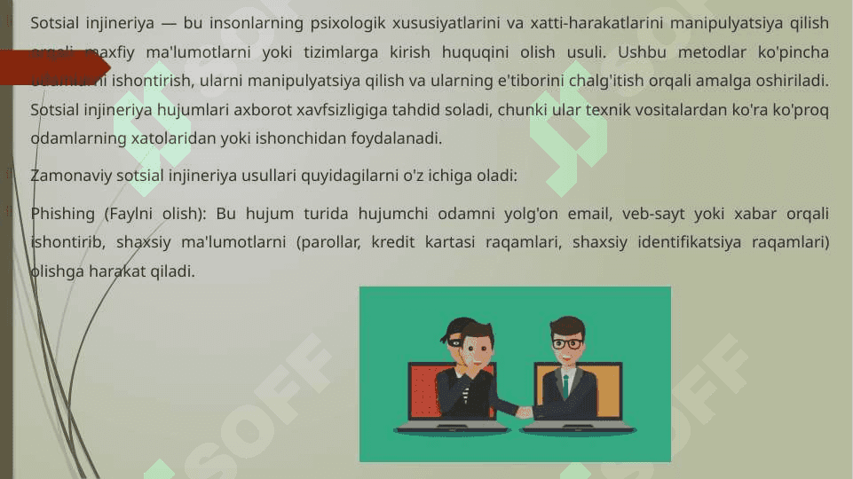 Sotsial injineriya nima va uning zamonaviy usullari 3