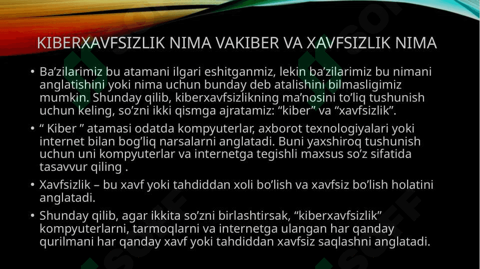 KIBERXAVFSIZLIK ASOSLARIDA MASHHUR SERTIFIKATLAR. 4