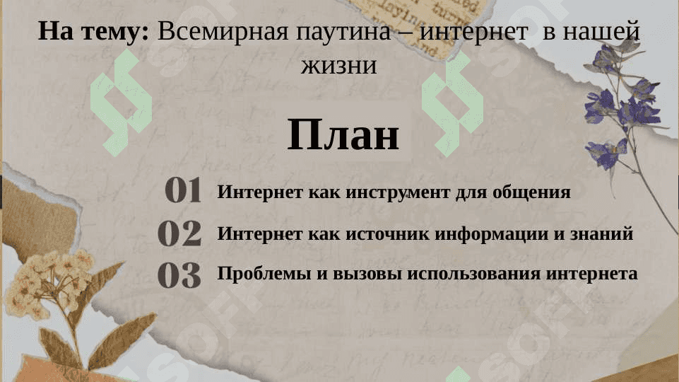 Всемирная паутина – интернет  в нашeй жизни 2