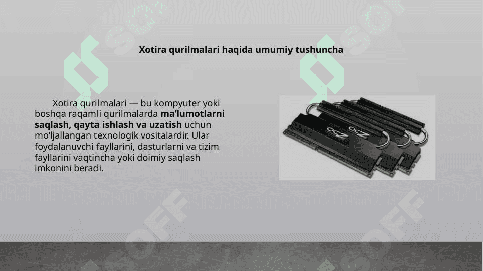 Tashqi xotira qurilmalari 2