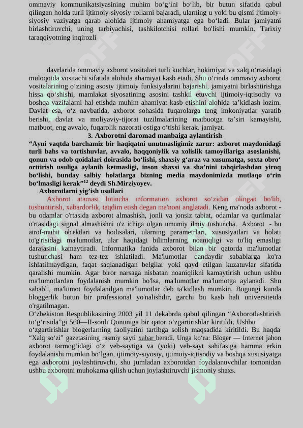 Media sohasining tuzilishi va ta'siri 4