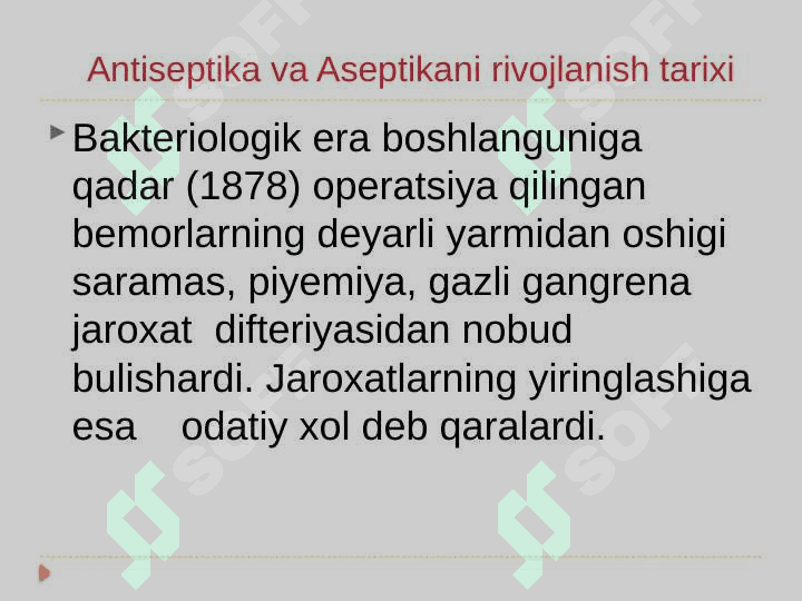 Antiseptika va Aseptika asoslari 3