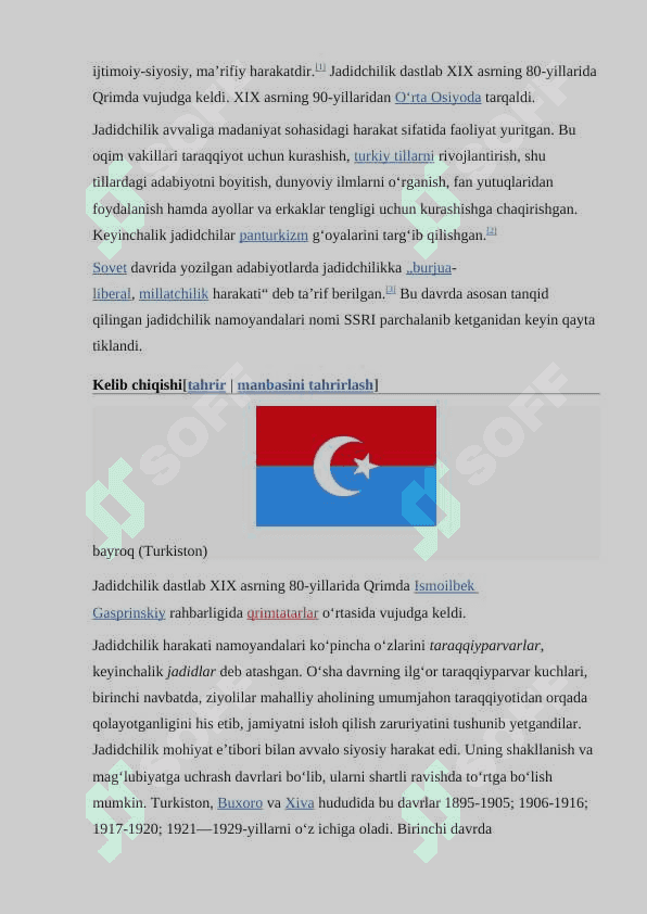 Savdo tijorat masalasini ilmiy asosda tashkil etish bo’yicha jadidlarning qarashlari va yondashuvi. 7