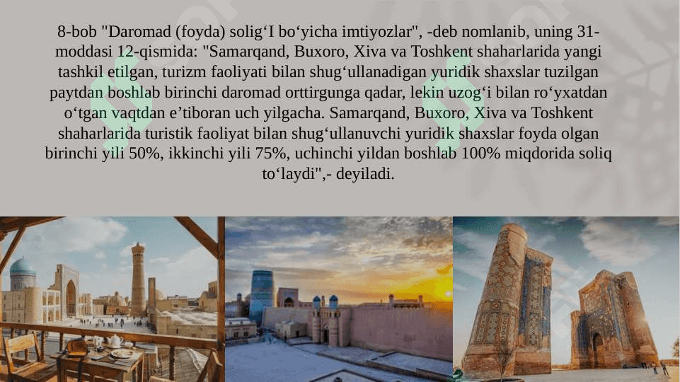 Turistik korxonalarni soliqqa tortish 4