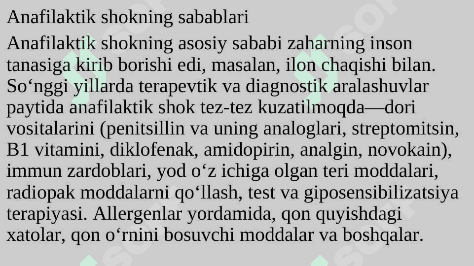Anafilaktik shok 7