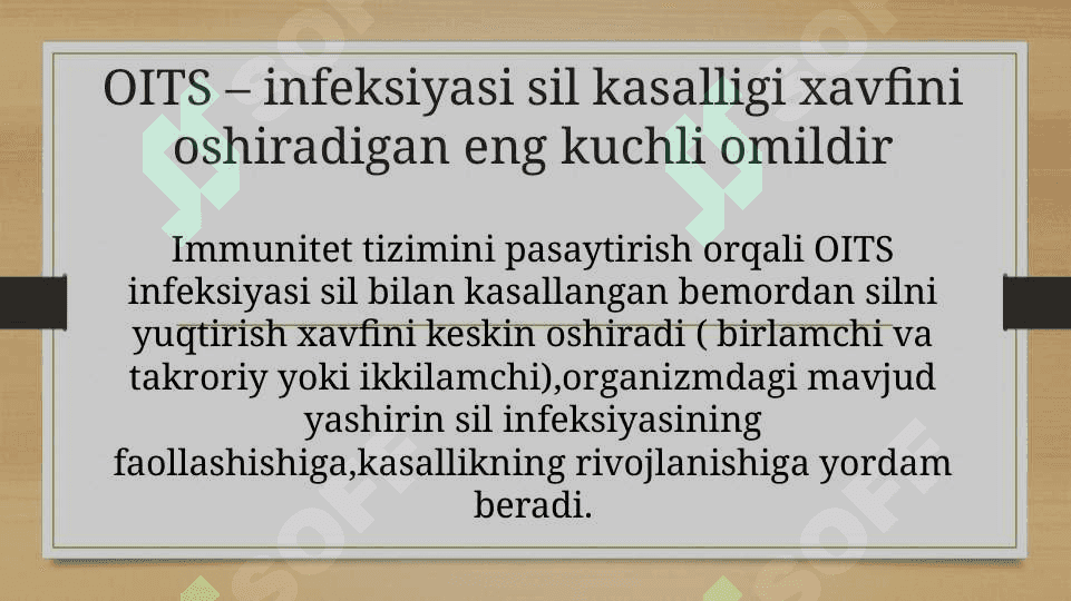 Tuberkulyoz va OITS infeksiyasi 3