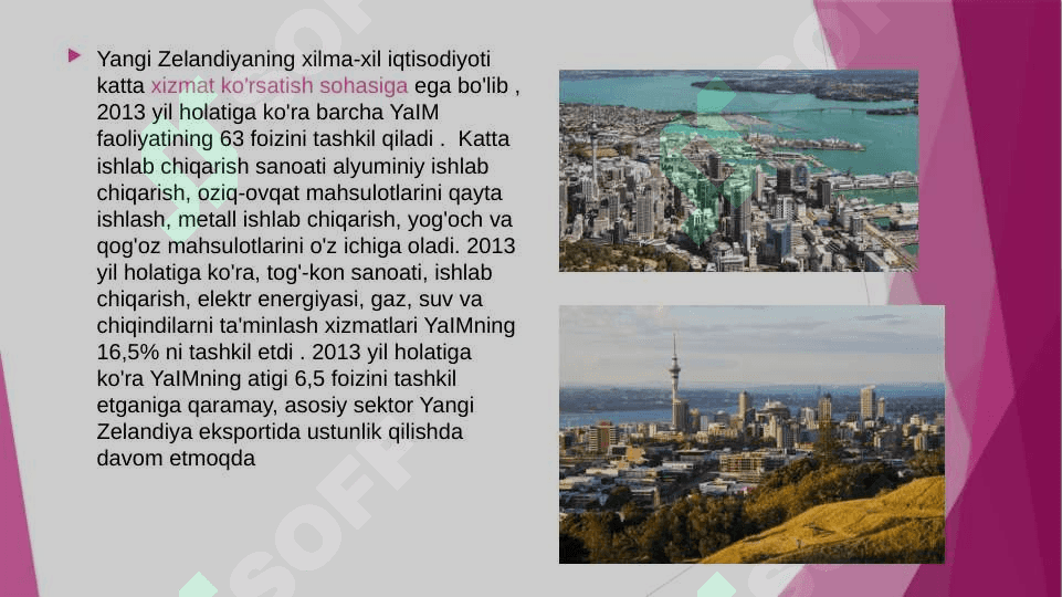 Yangi Zelandiya aholisi xoʻjaligiYangi Zelandiya aholisi xoʻjaligi 4