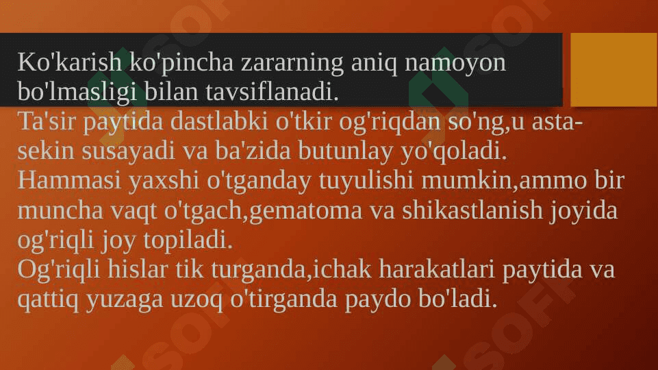Dum suyagini shikastlanishi 7