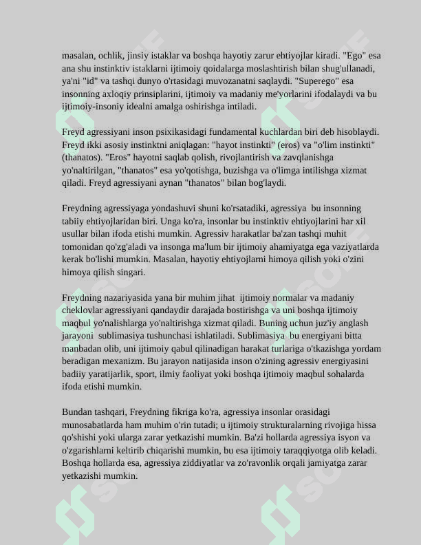 AGRESSIV XULQQA  NISBATAN PSIXOANOLITIK YONDASHUVLAR 4