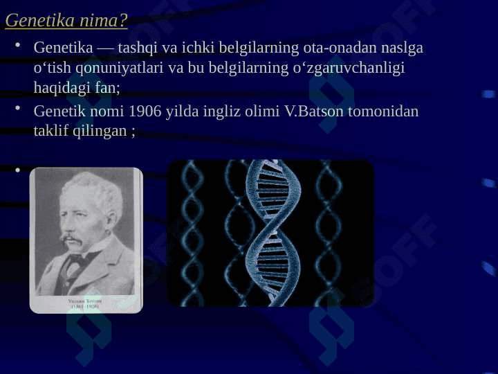 Tibbiyot genetikasi sohasidagi muammolar va yutuqlar 2