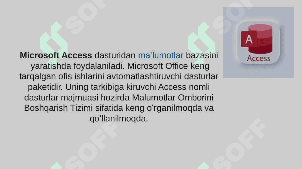 microsoft access nima qanday ishlaydi 3