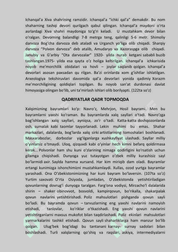 5-6-7-8-9-sinflar uchun Bayonlar 8