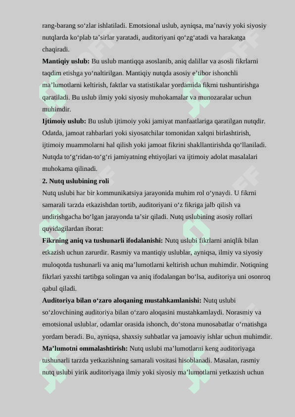 Notiqlik sirlari 5