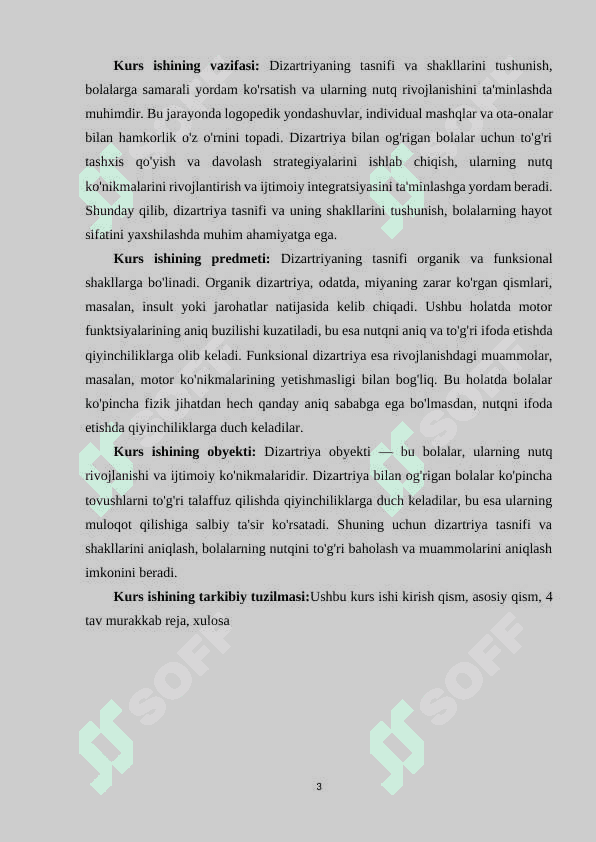 Dizartriya tasnifi va uning shakllari 3