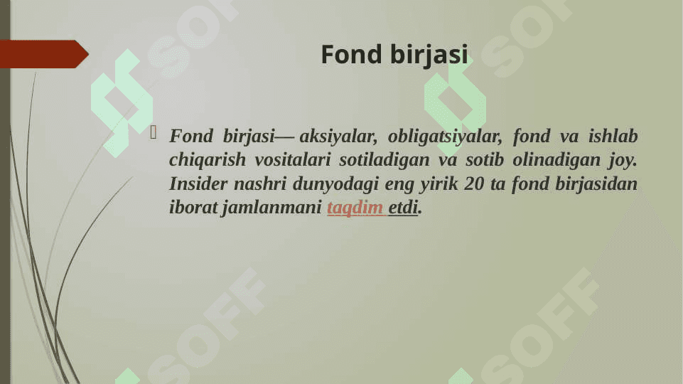 Dunyodagi eng yirik fond birjalari 2