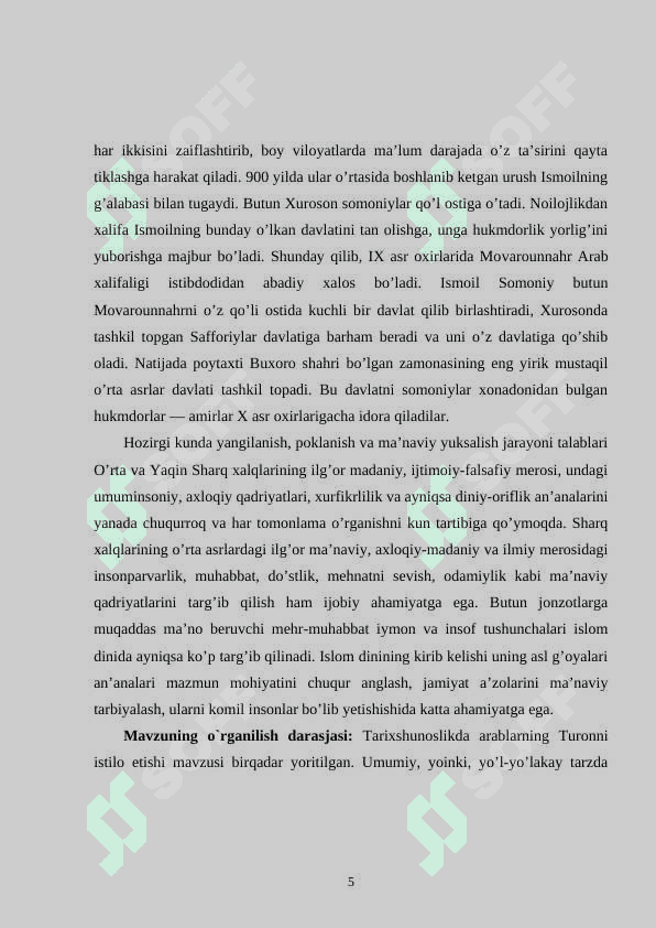 Somoniylar davrida xo'jalik hayot 5