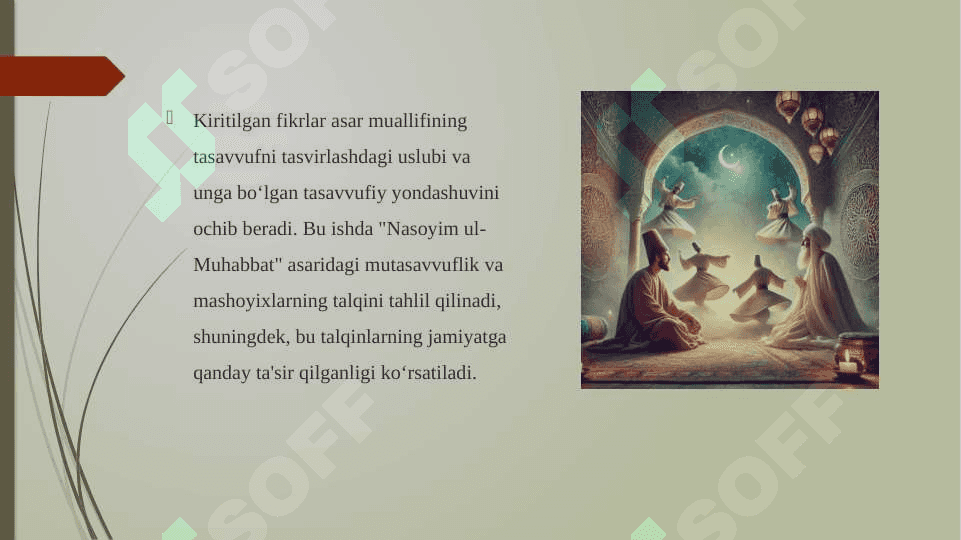 Nasoyim ul- muhabbat asarida mutasavvuf va mashoyixlar talqini 4
