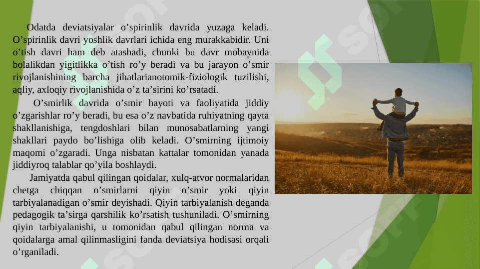 Deviatsiya va uning turlari 2