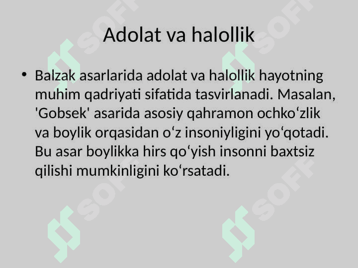Balzak asarlarida umuminsoniy qadriyatlar 7