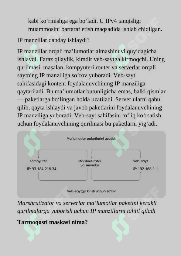 Mavzu: IP manzillarni boshqarish usullari. 5