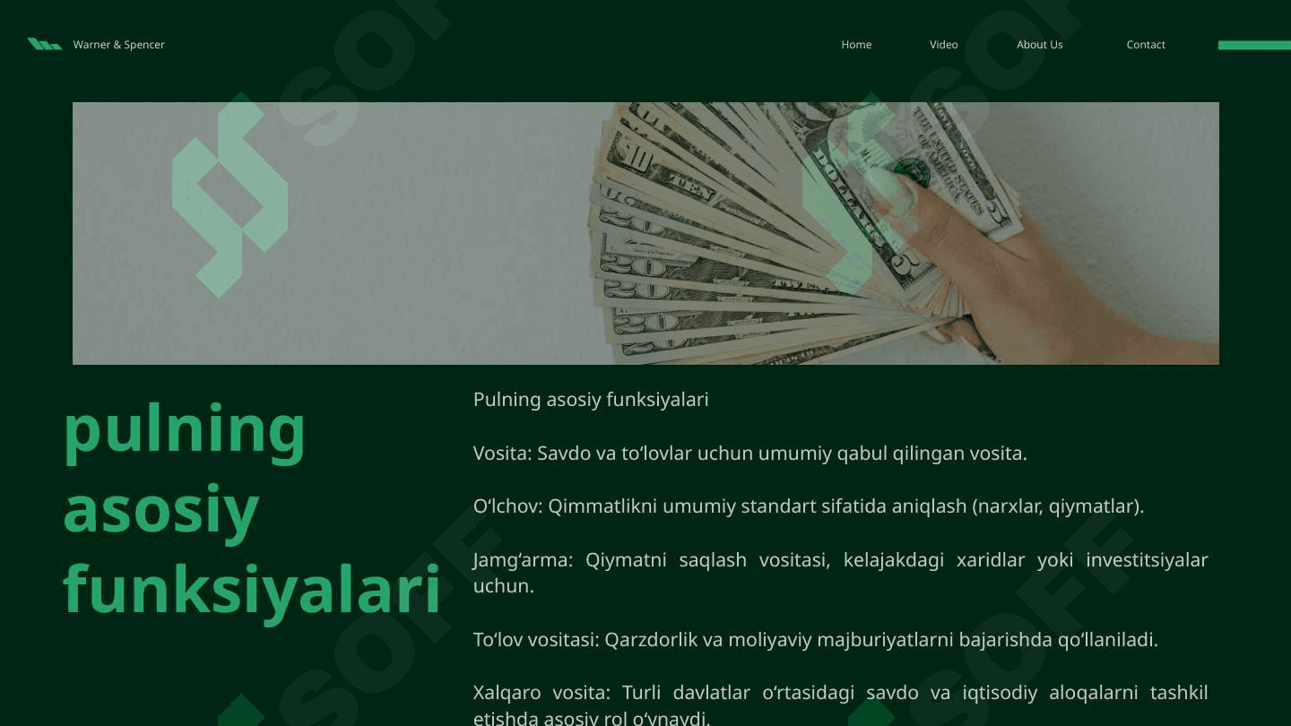Pulning nazariyalari 4