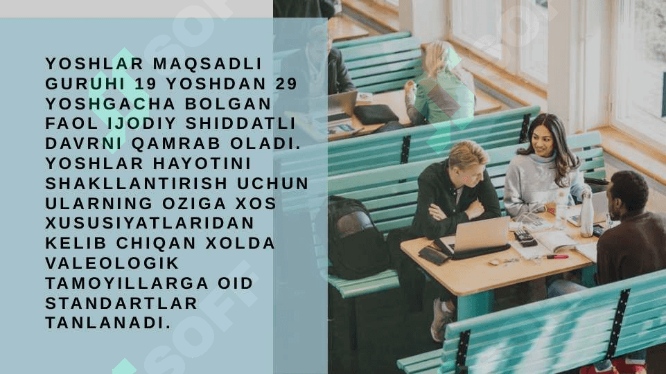 “Yoshlar” maqsadli guruhi. 4