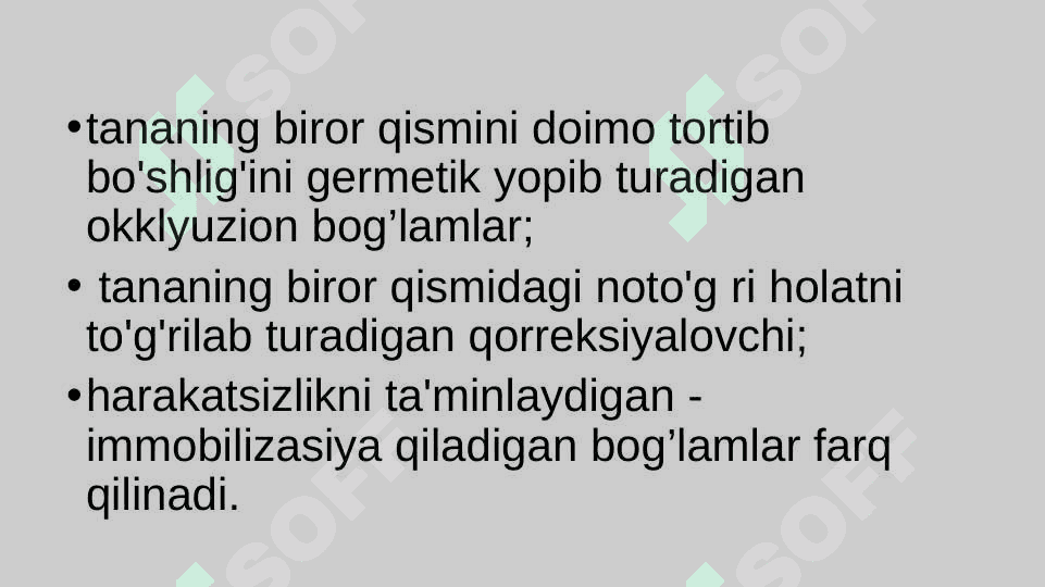 Desmurgiya. Transport  immobilizatsiyasi 7