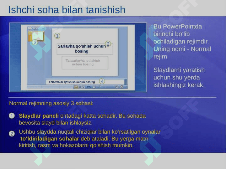 Microsoft® Office PowerPoint® 2007ni o‘rganish 7