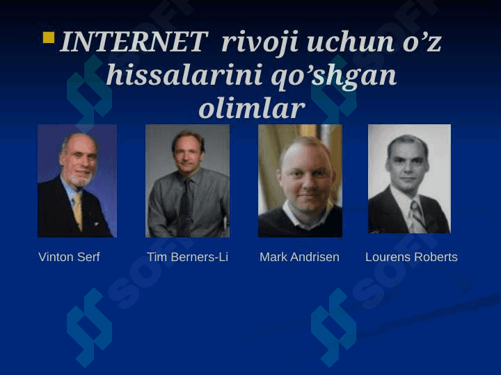 Internet tarmog`ining ishlash texnologiyasi 3