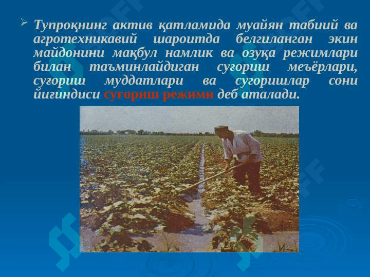 Мелиорация асослари 3