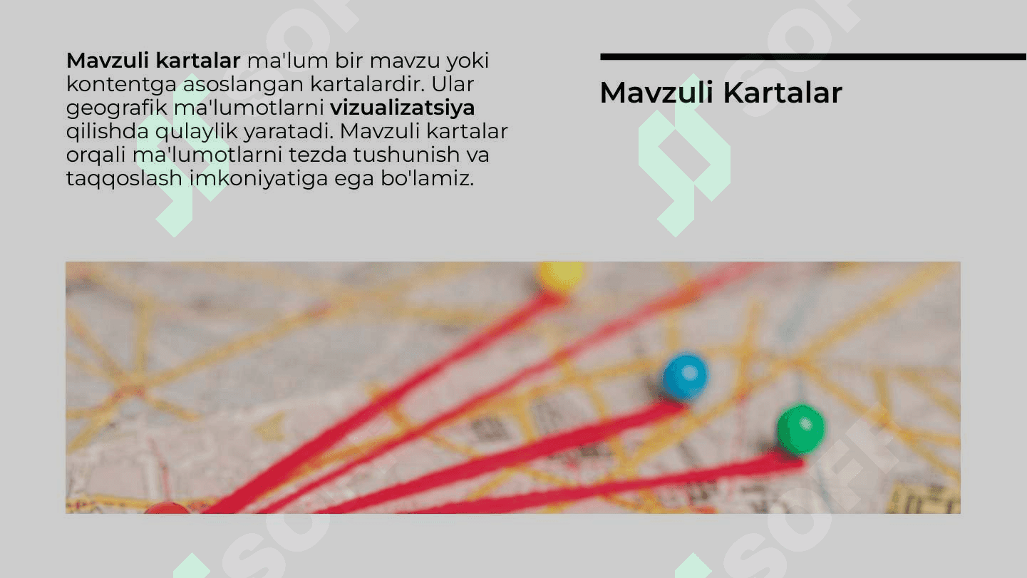 Mavzuli va maxsus kartalarni loyihalash va loyihalash bosqichlari 3