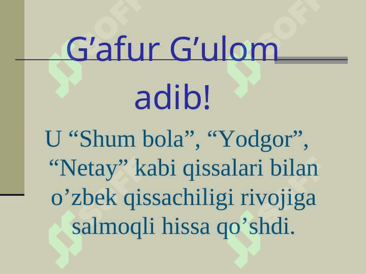G‘afur G‘ulom she’rida falsafiylik 7