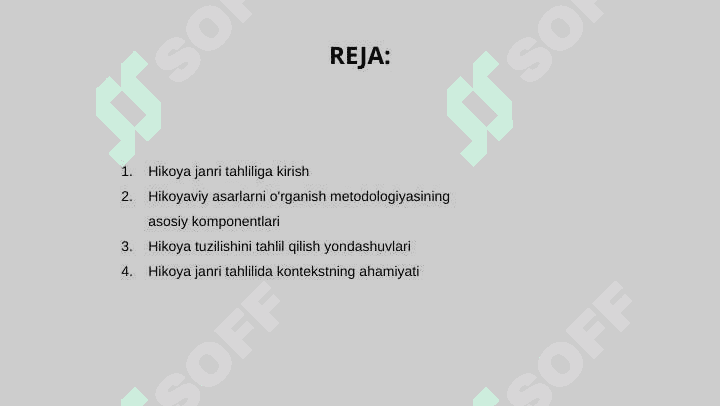 Hikoya janrdagi asarlarni oʻrganish metodikasi 2