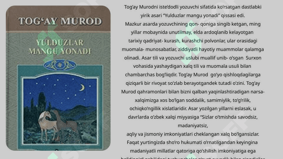 Tog’ay Murod 8