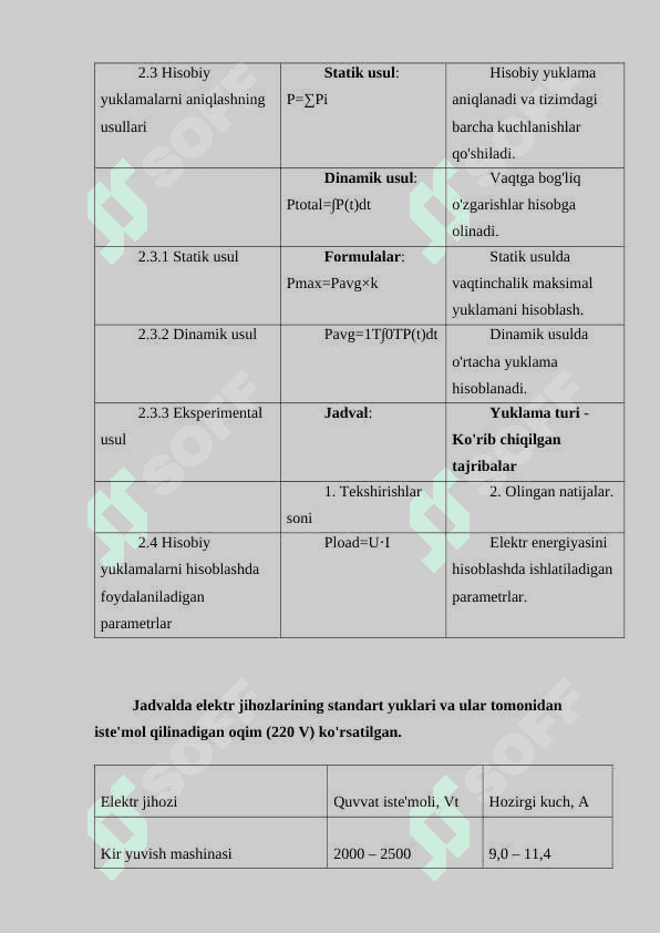 Hisobiy yuklamalarni aniqlash va transformator punkti (tp) quvvatini tanlash.docx 8