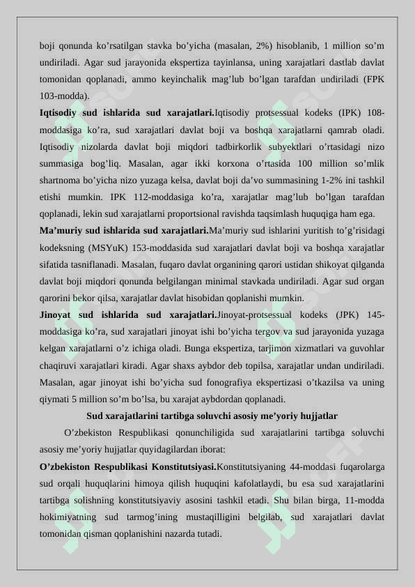 Sud xarajatlari 25 4