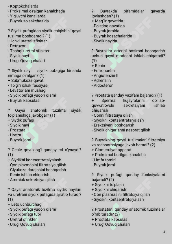 uralogiya test 2