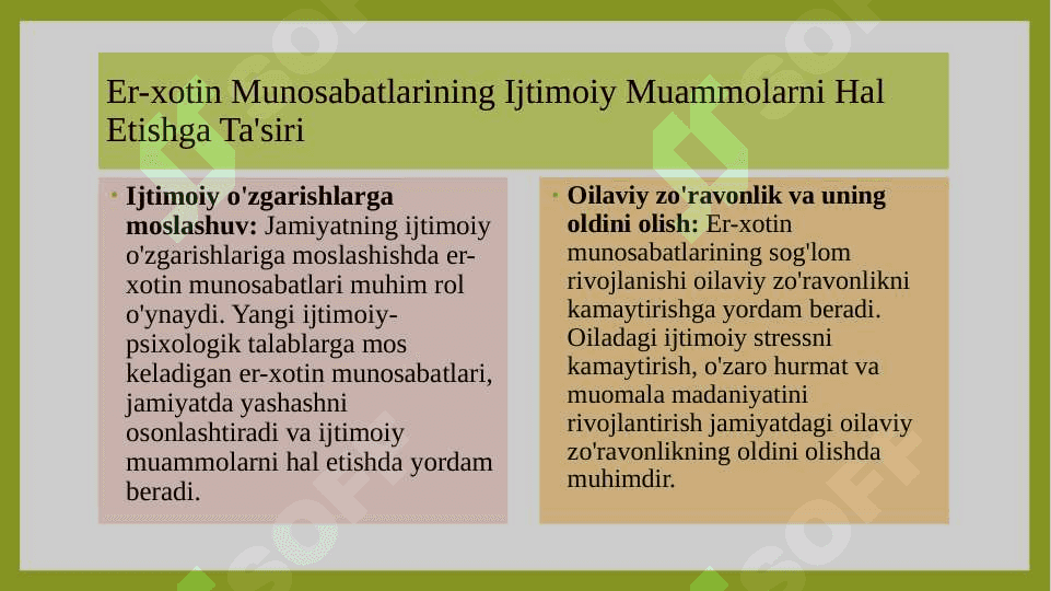 Mustaqil ish slayd Oila to'g'risida 7