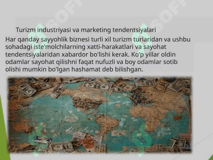 Mavzu: Turizmda marketing faoliyatlari tushunchasi 7