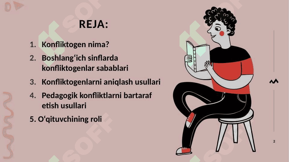 Boshlang'ich sinflarda konfliktogenlar. 2