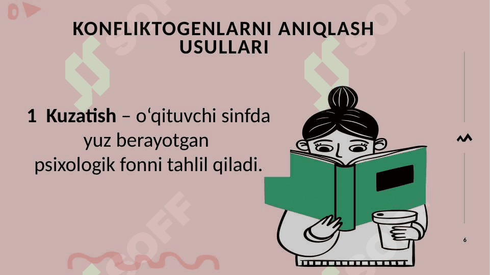 Boshlang'ich sinflarda konfliktogenlar. 6