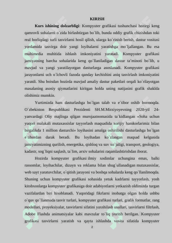 ADOBE PHOTOSHOP DASTURIDA INSTRUMENTLAR YORDAMIDA MAXSUS EFFEKTLAR YARATISHNING YO’LLARI 2