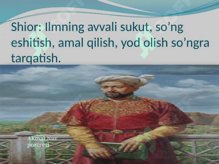 Alisher Navoiyning forsiy qasidalari. “Fusuli arbaa 2