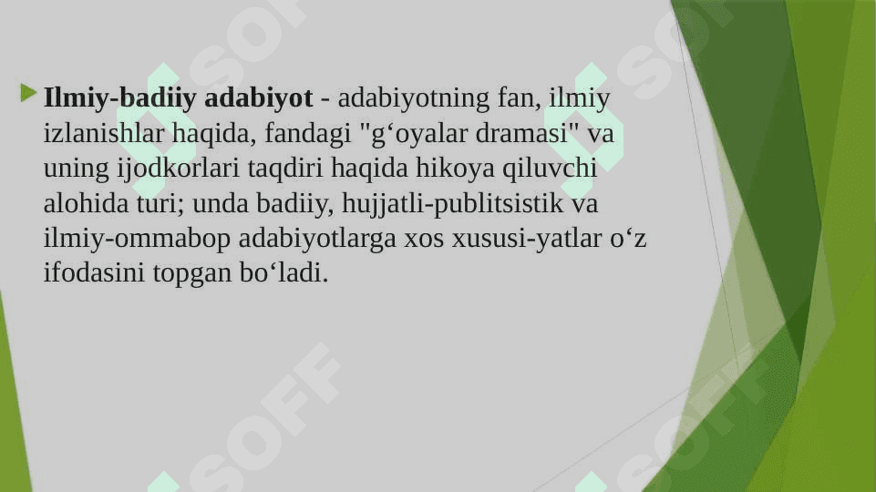Ilmiy adabiyot va badiiy adabiyot tahlili 2