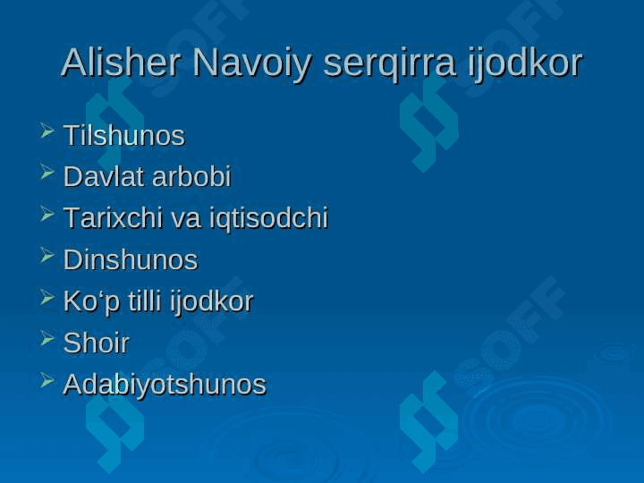 Mir Alisher Navoiy 4