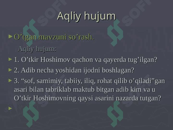 O’tkir Hoshimov (2) 7