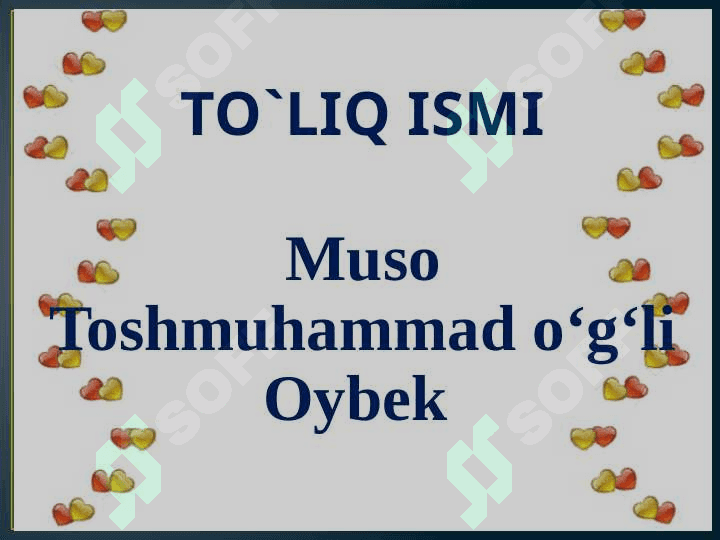 OYBEK 2