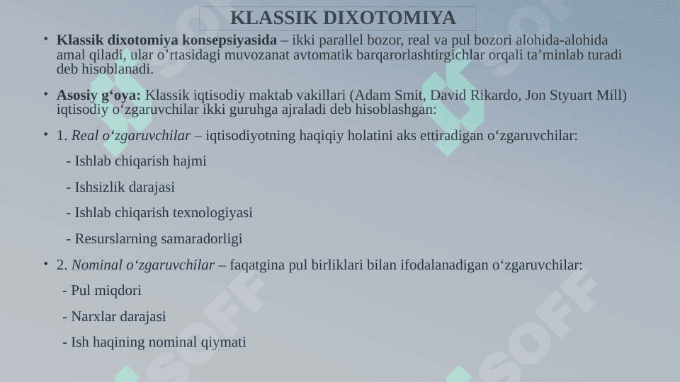 Keynsning makroiqtisodiy muvozanat modeli 3